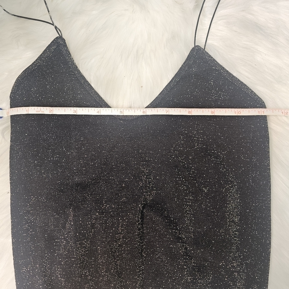 Free People Lurex Skinny Strap Seamless Brami Black Size XS/S - Picture 10 of 12